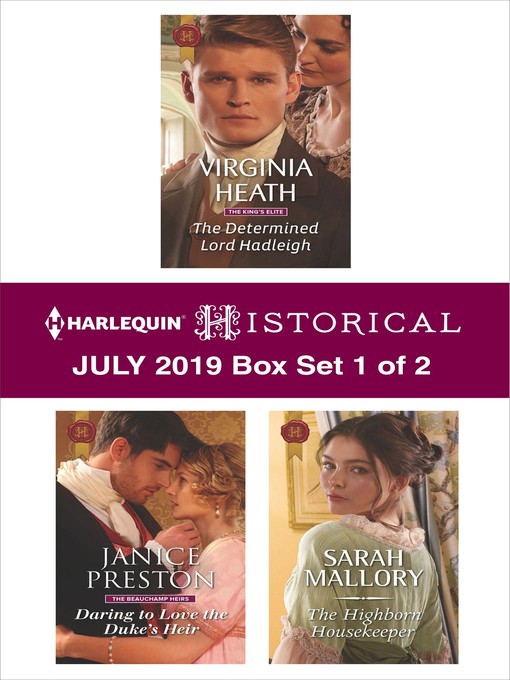 Title details for Harlequin Historical July 2019, Box Set 1 of 2 by Virginia Heath - Available